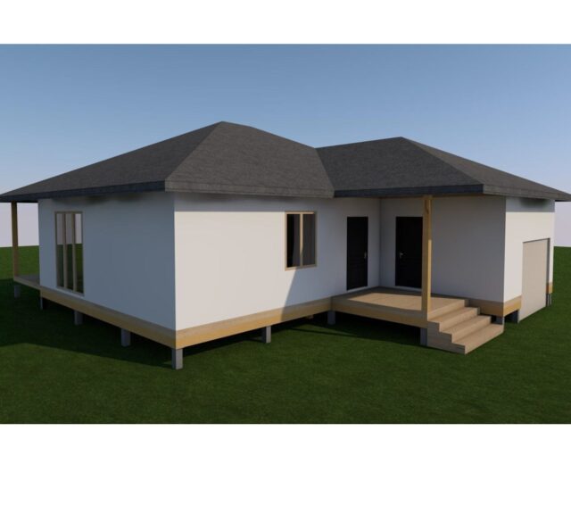 Проект «с гаражом Лагуна» 143 м²