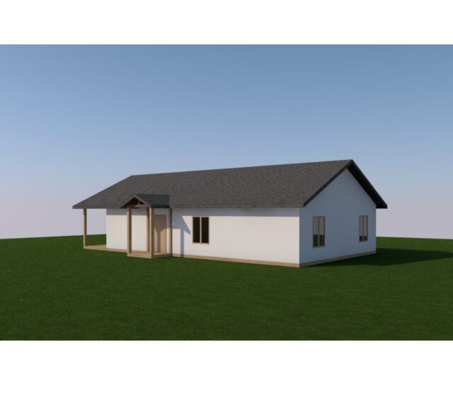 Проект «БАРН Иней» 126,11 м²
