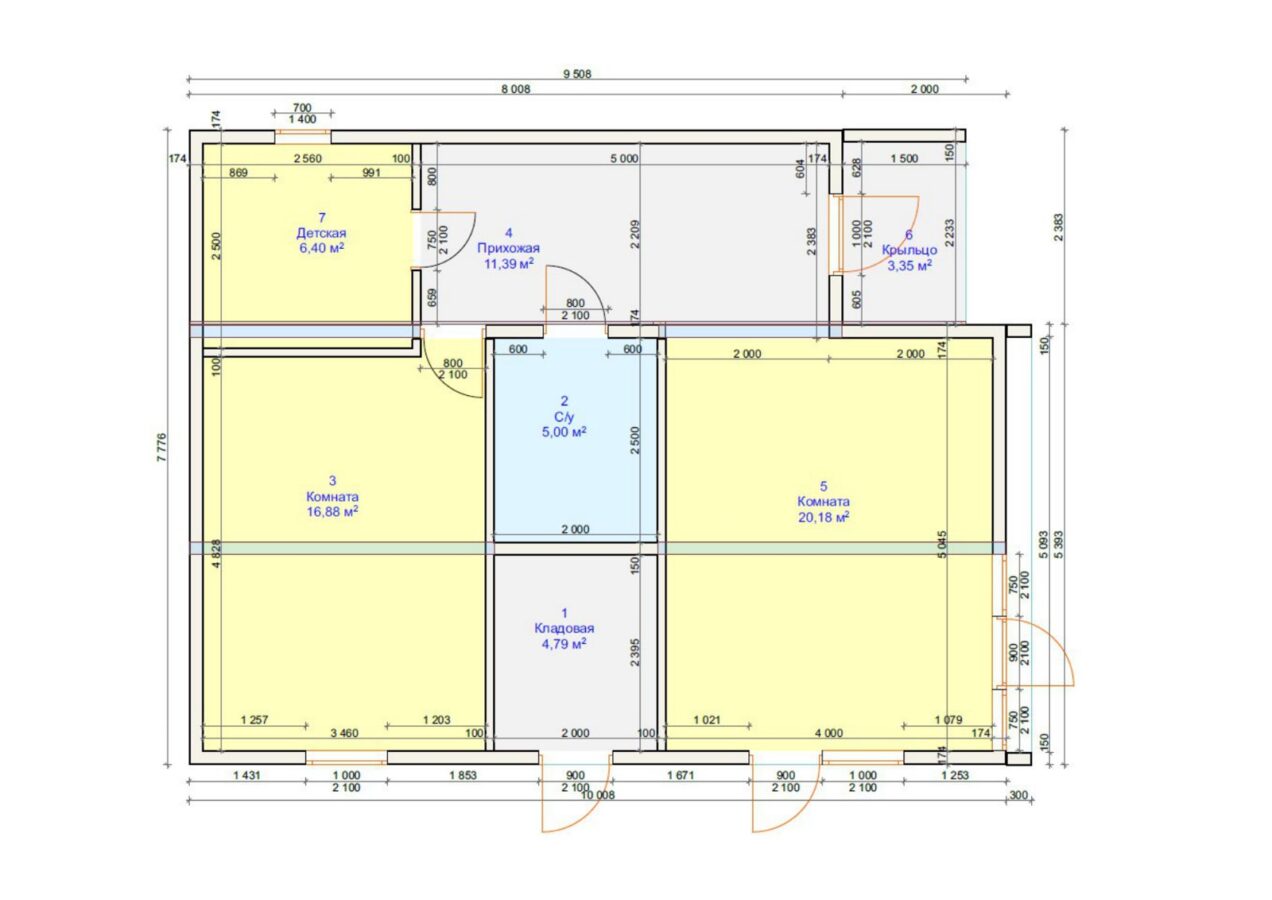 Проект «Таврика» 73,06 м²