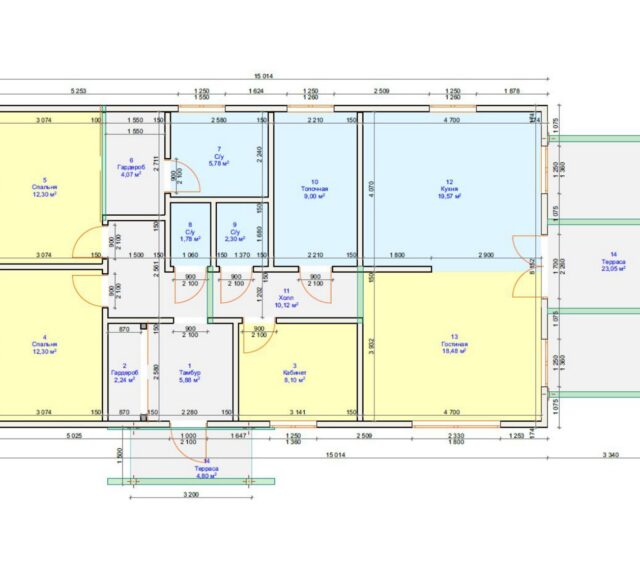 Проект «Горизонт» 127,62 м²