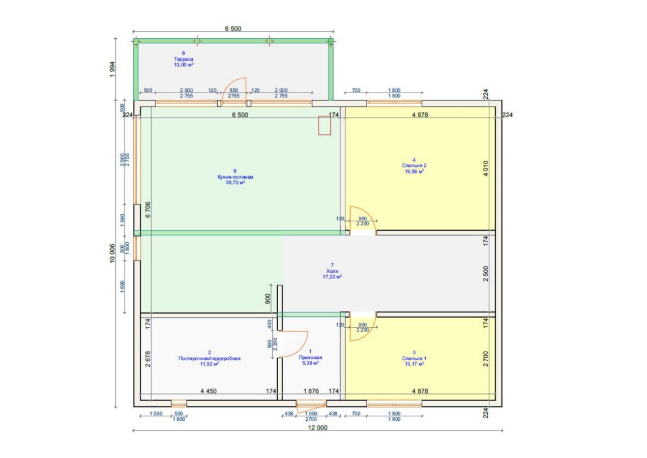 Проект «Инновация» 120,07 м²