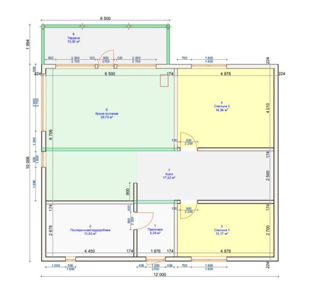 Проект «Инновация» 120,07 м²