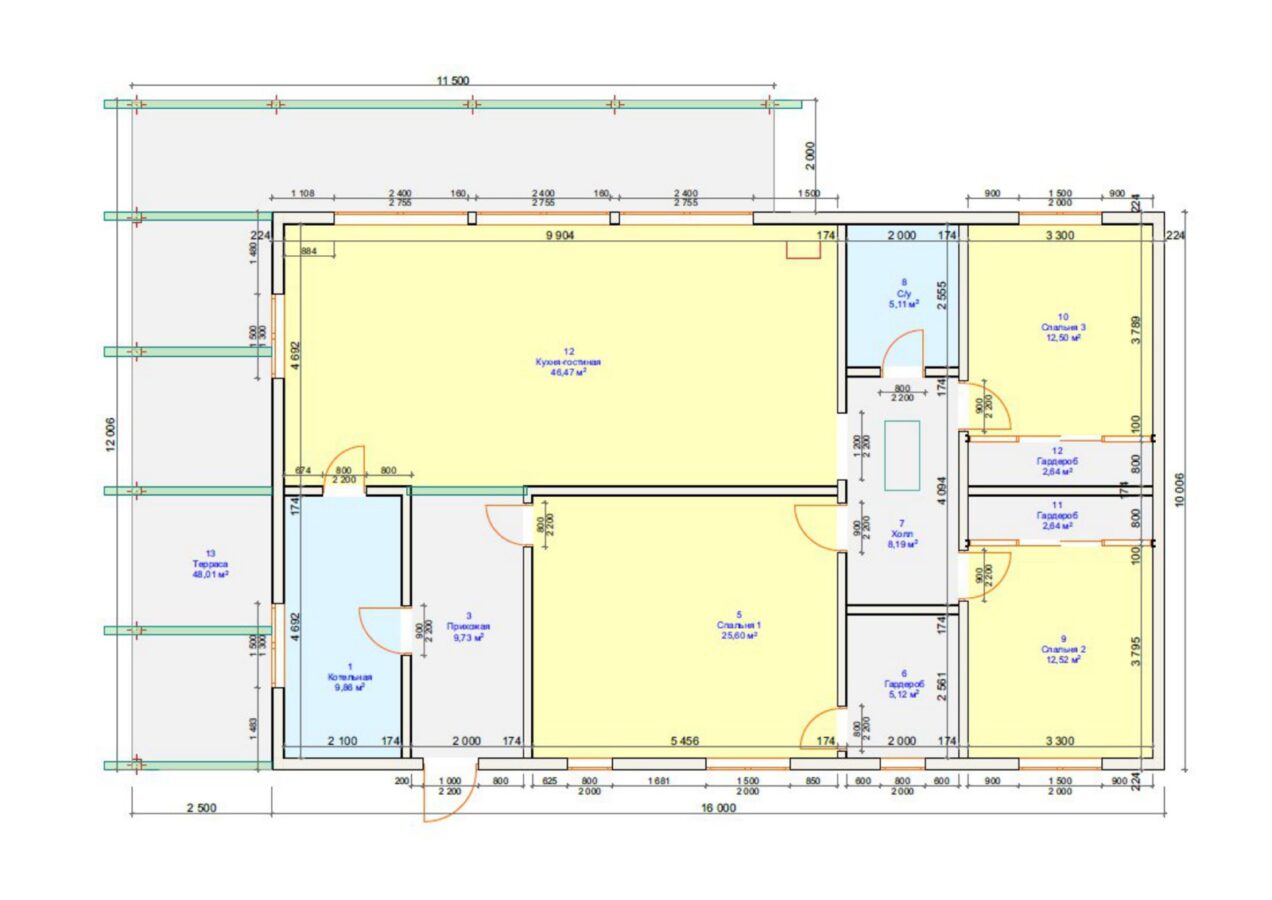 Проект «Нил» 160,10 м²