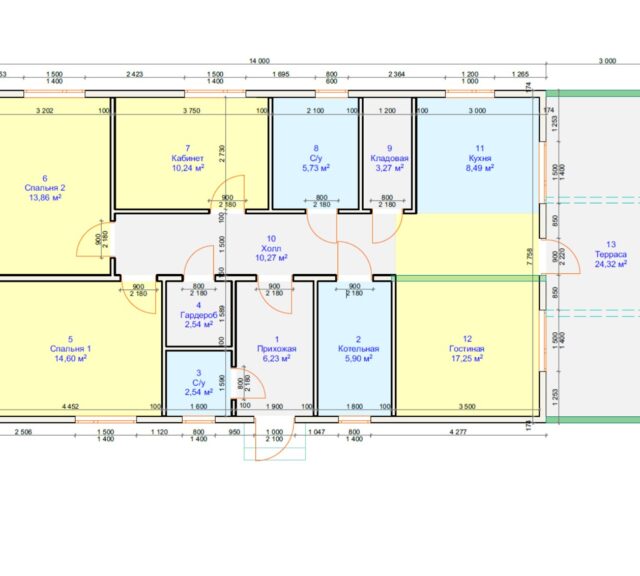 Проект «Штиль» 113,48 м²