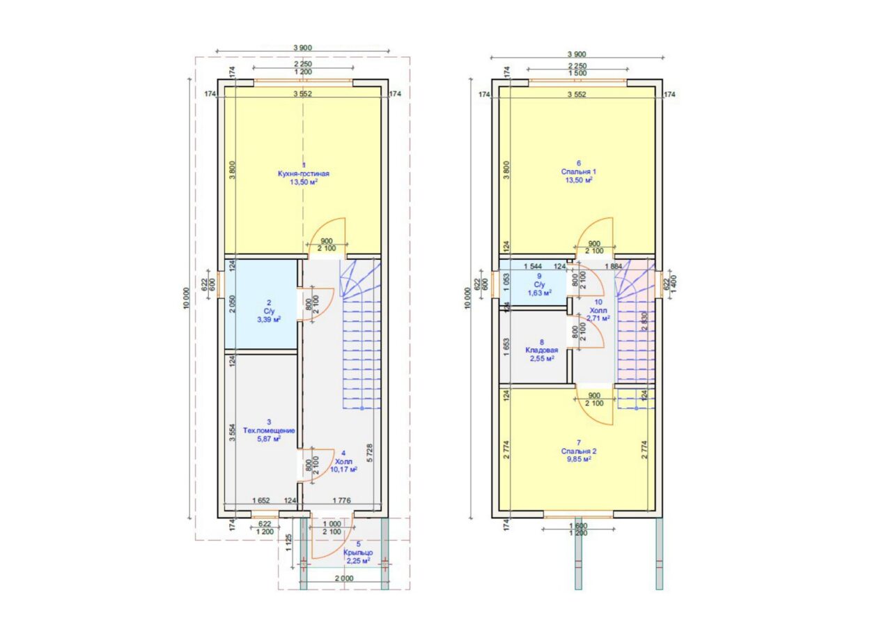Проект «Вертекс» 78 м²