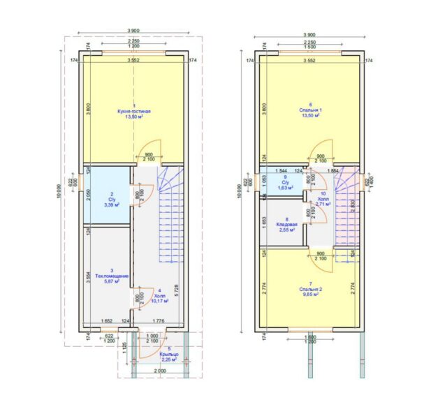 Проект «Вертекс» 78 м²