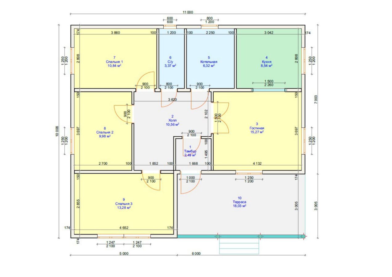 Проект «Литен» 92,06 м²
