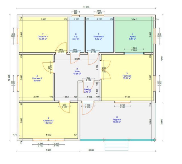 Проект «Литен» 92,06 м²