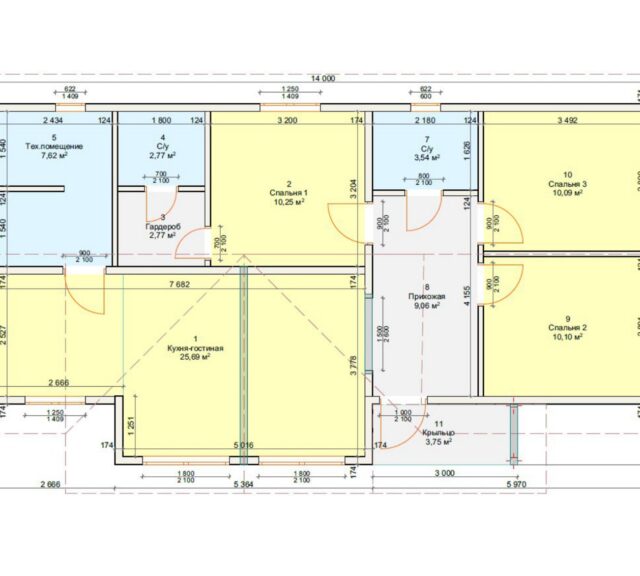 Проект «Нексус» 94,25 м²
