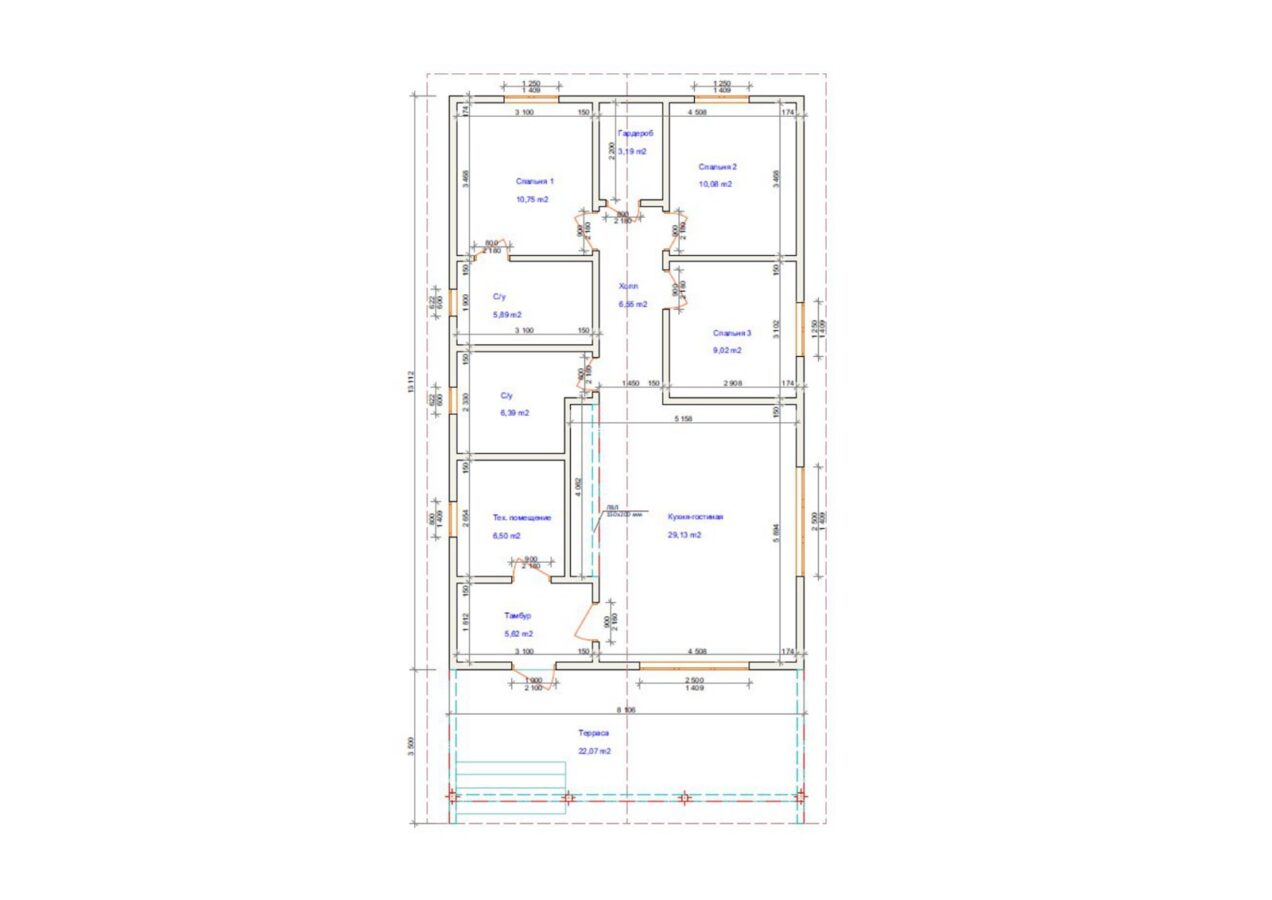 Проект «Истен» 106,29 м²