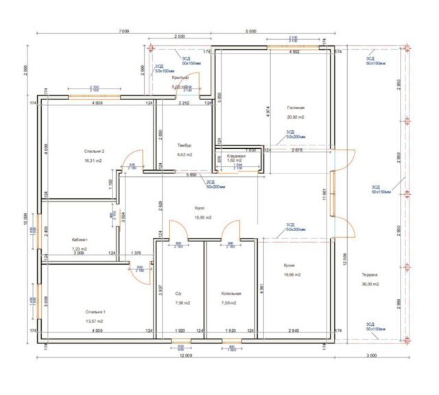 Проект «Элара» 130 м²
