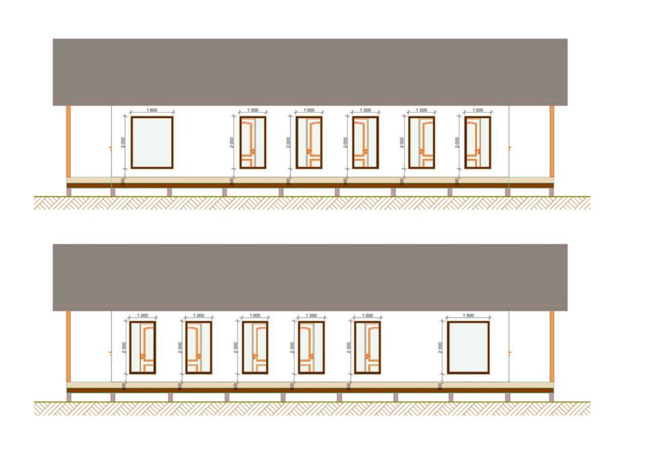 Проект «хостела Лира» 150,26 м²