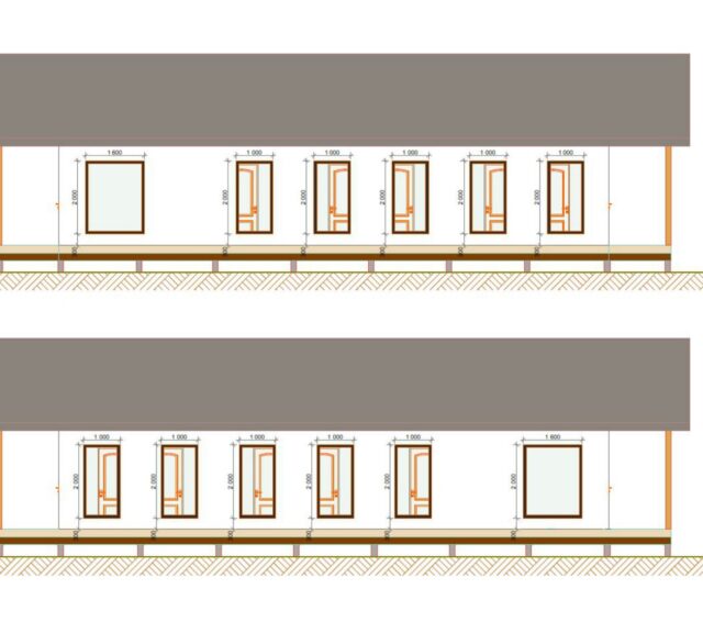 Проект «хостела Лира» 150,26 м²