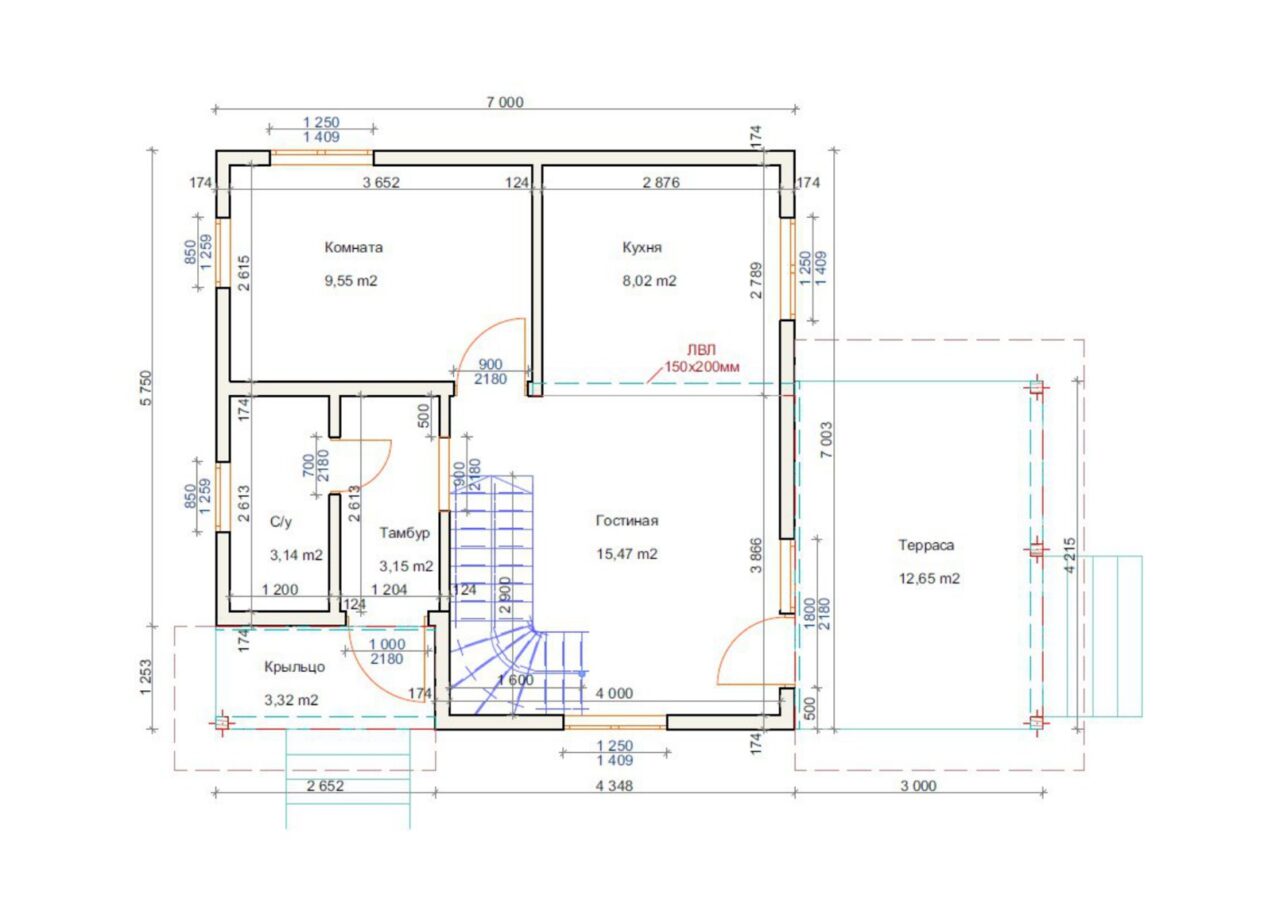 Проект «Капелла» 91 м²