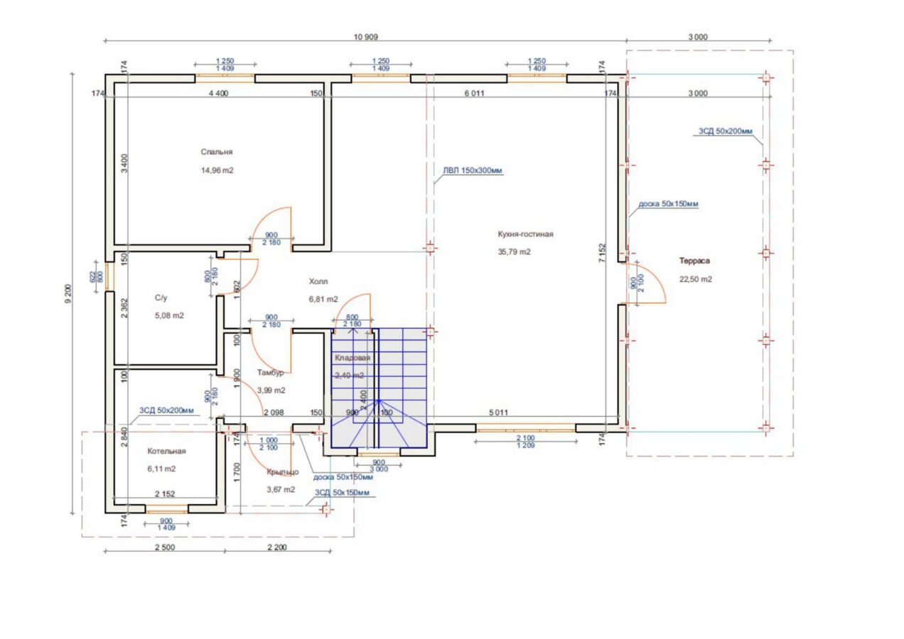 Проект «Резонанс» 170,23 м²
