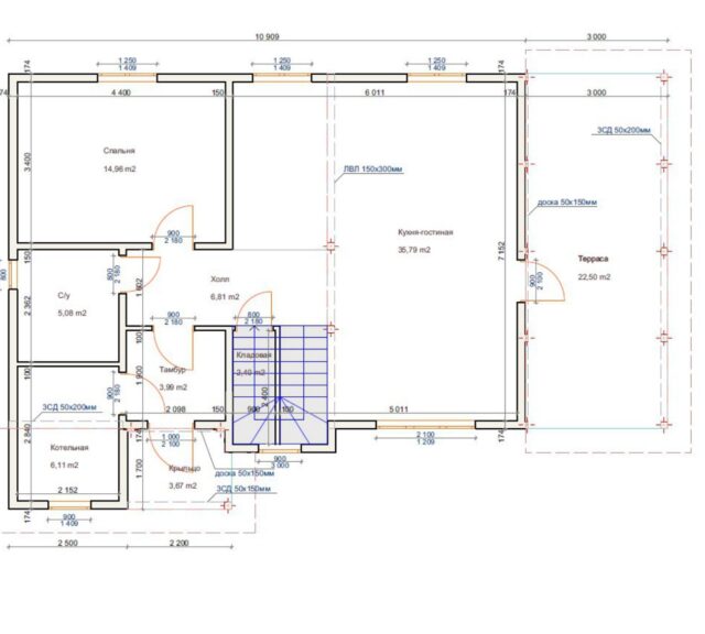Проект «Резонанс» 170,23 м²