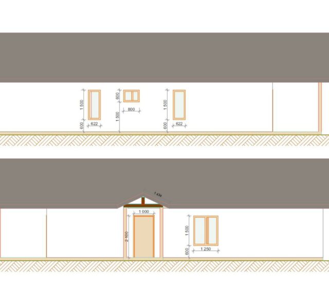 Проект «БАРН Иней» 126,11 м²