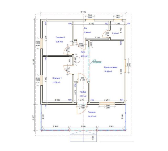 Проект «Лион» 65,7 м²