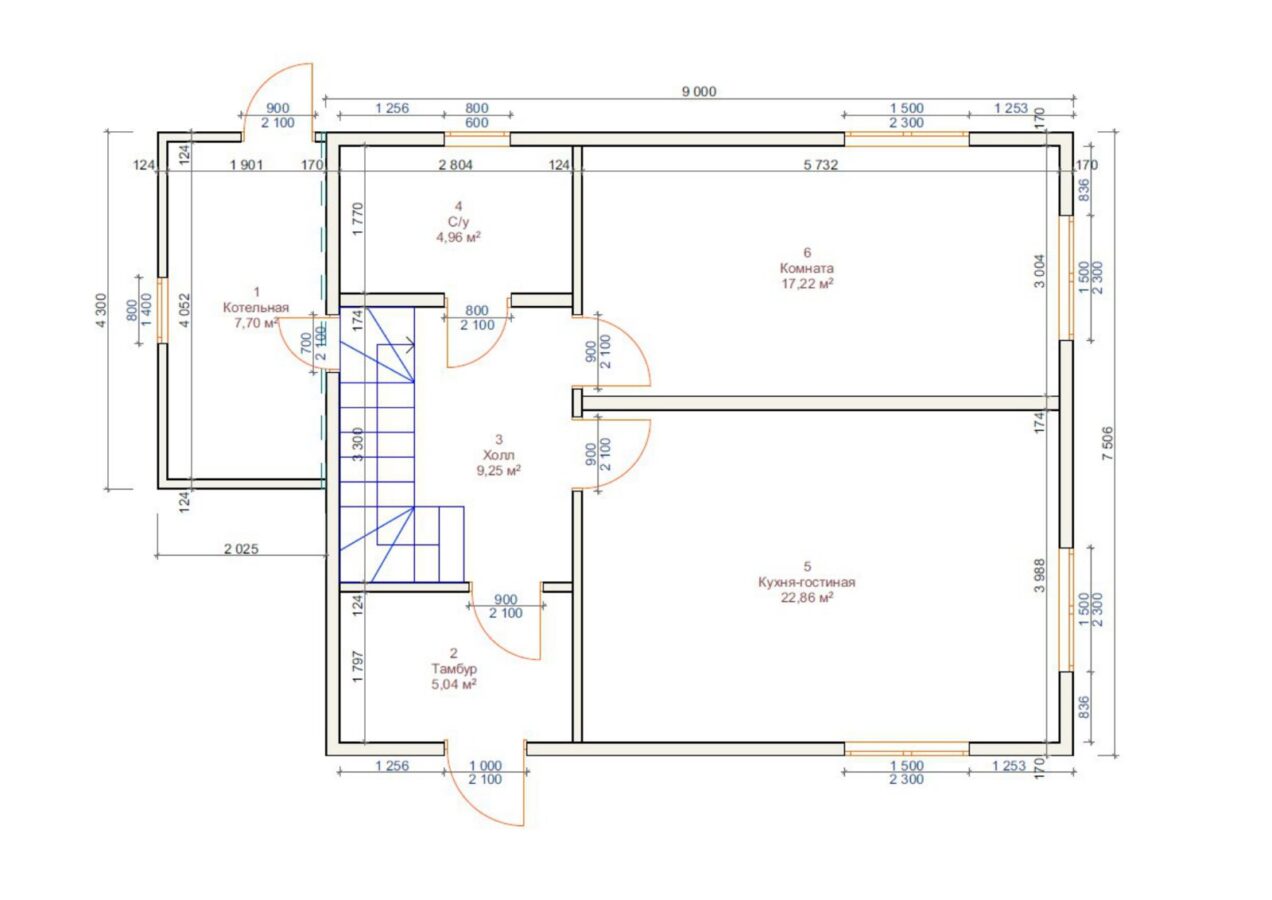 Проект «Элемент» 132,56 м²