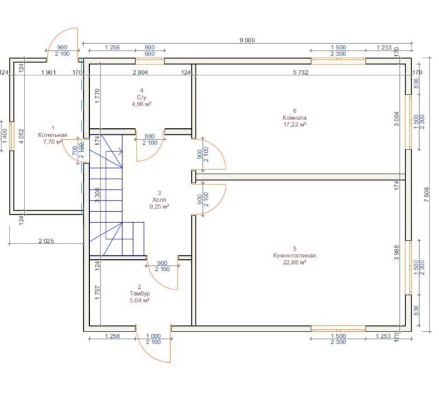 Проект «Элемент» 132,56 м²