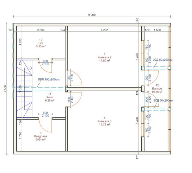 Проект «Элемент» 132,56 м²
