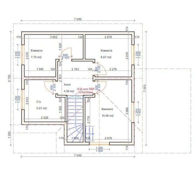 Проект «Капелла» 91 м²