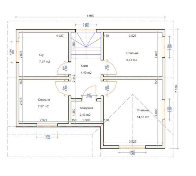 Проект «Иберис» 117,18 м²